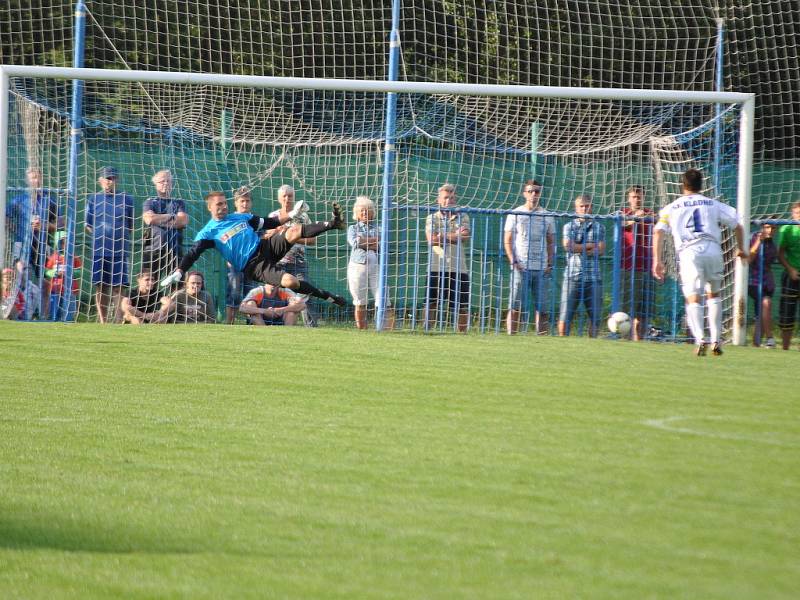 Nové Strašecí vyřadilo na pokutové kopy Kladno z Poháru České pošty