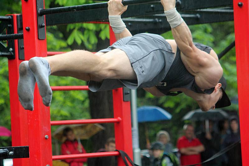 Pátý ročník Street workout Battle v Čermákových sadech.