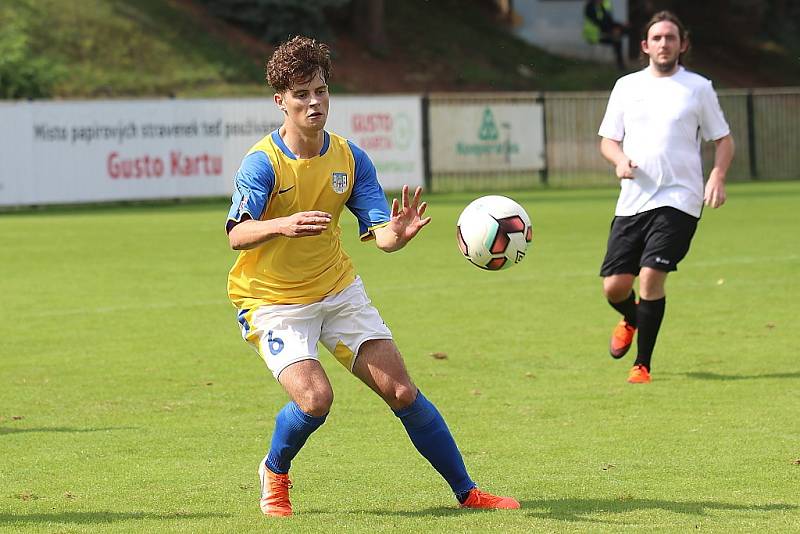 Z fotbalového utkání I.A třídy SK Rakovník B - Chlumec (0:3)