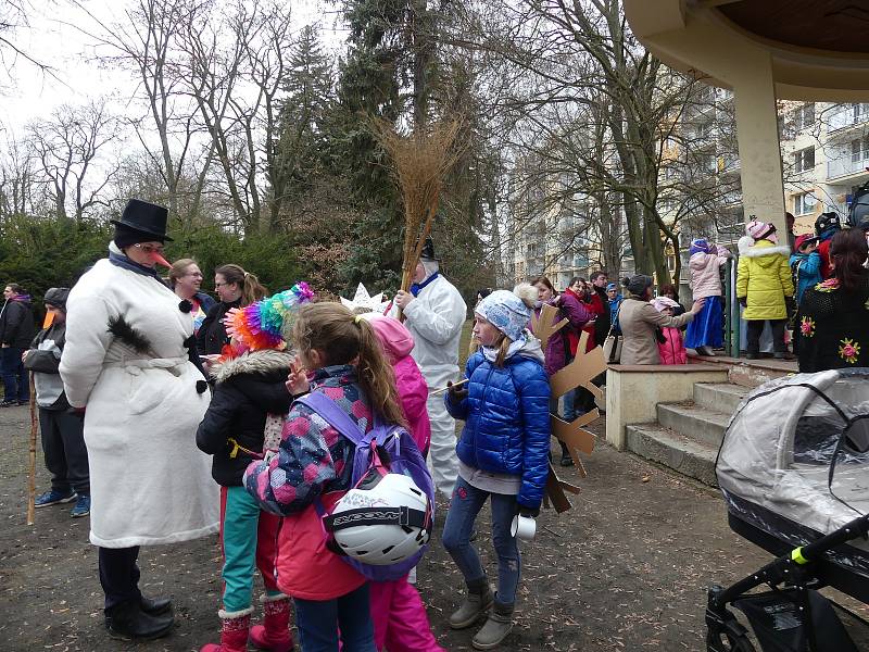 Hlavním tématem masopustu v Rakovníku byla zima.