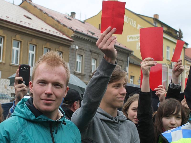 Návštěva prezidenta Zemana v Rakovníku