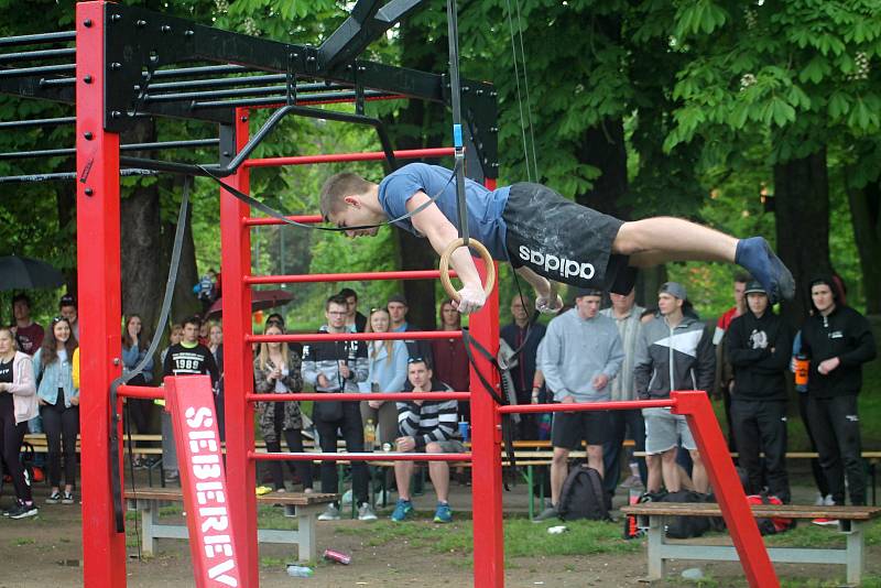 Pátý ročník Street workout Battle v Čermákových sadech.