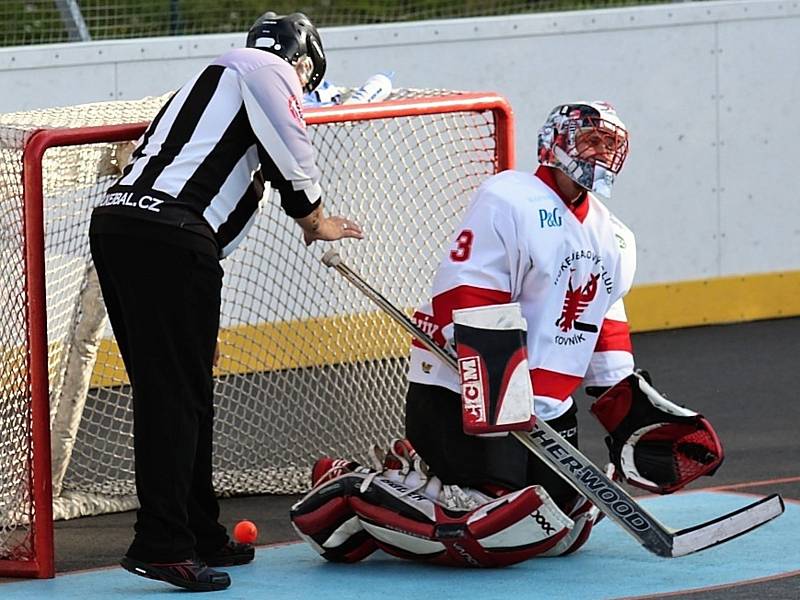 Hokejbalisté HBC Rakovník prohráli v přípravě s Mostem 1:3.