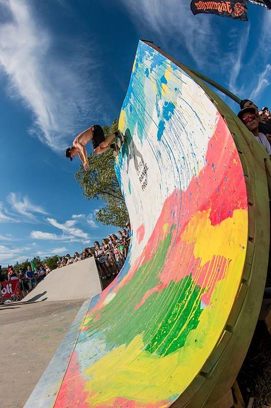 Rakovnický skateboardista Ondřej Jaroš alias Jary si na světovém poháru Grand Prix střihl Best trik.