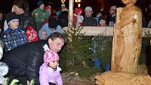 Rozsvícení vánočního stromu v Lánech