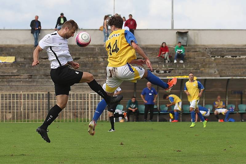 Z fotbalového utkání I.A třídy SK Rakovník B - Chlumec (0:3)