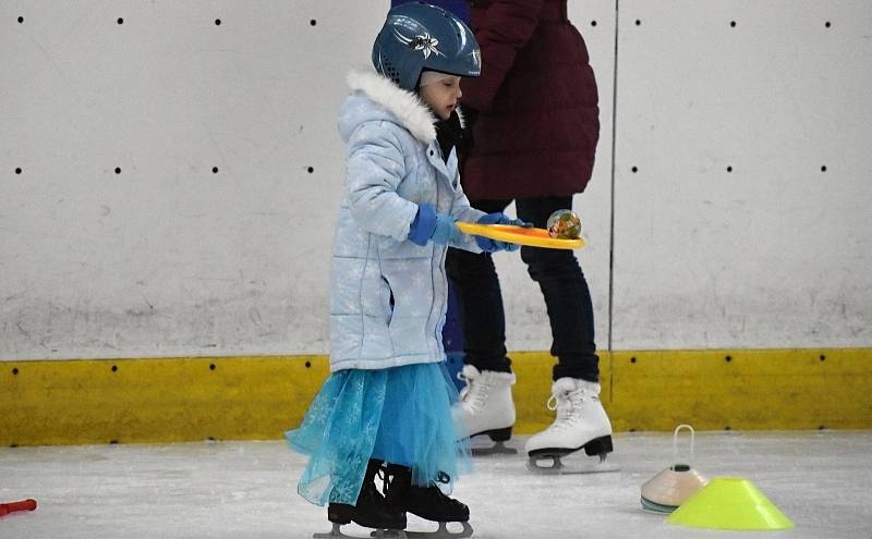 Karneval na ledě na rakovnickém zimním stadionu.