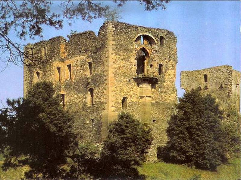 Zřícenina hradu Krakovec.