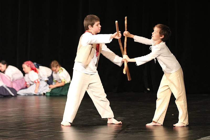 Dětský folklórní soubor Borůvky se zúčastnil celostátní přehlídky v Jihlavě.