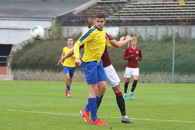 Z fotbalového utkání ČFL Sparta Praha B - SK Rakovník (3:0)