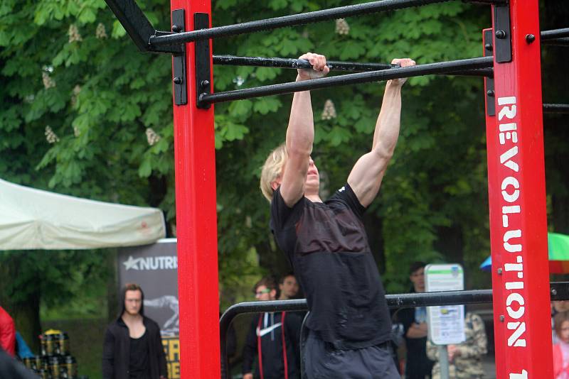 Pátý ročník Street workout Battle v Čermákových sadech.