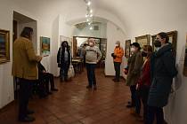 Zahájení výstavy Zima v depozitáři v Rabasově galerii Rakovník.