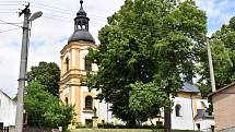 Kostel sv. Václava v Čisté.