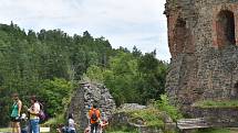 Hrad Krakovec je v létě v obležení turistů. Návštěvnost je srovnatelná s tou loňskou, kdy byla rekordní.