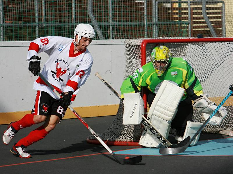 Rakovničtí hokejbalisté v dalším kole extraligy prohráli se Sudoměřicemi 2:5.