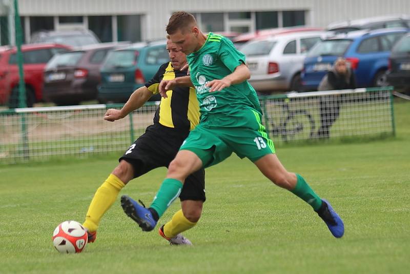 Z fotbalového utkání I.B třídy Lubná - Hostouň B (0:6)