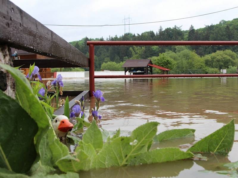 Berounka atakovala šlovický mlýn