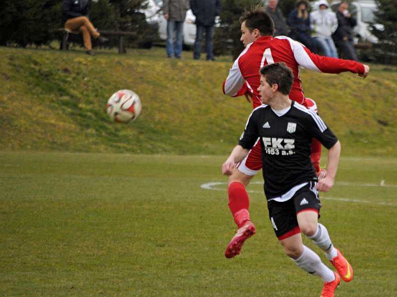 Zavidov ve svém druhém jarním vystoupení prohrál s týmem Zbuzany 2:3 (0:1)