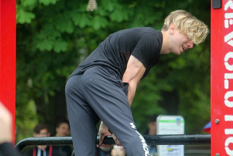 Pátý ročník Street workout Battle v Čermákových sadech.