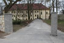 Zahrada zámku ve Mšeci