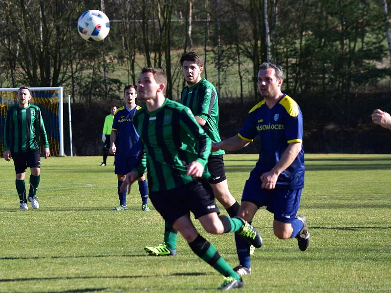 Fotbalisté Olešné si poradili s Rynholcem, který zdolali 1:0.