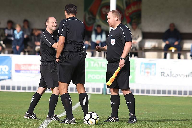 Z fotbalového utkání divize Tatran Rakovník - Chomutov (2:1)