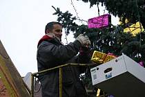 Zdobení vánočního stromu Rakovník 2010