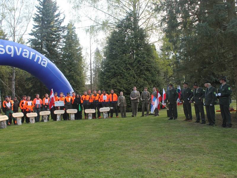 Sotěž Dřevorubec junior Písky