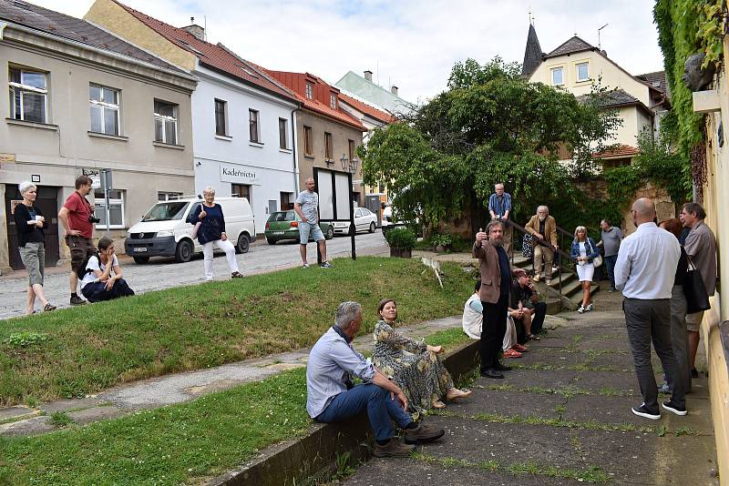 Veřejná prezentace projektu přístavby Rabasovy galerie v Rakovníku.