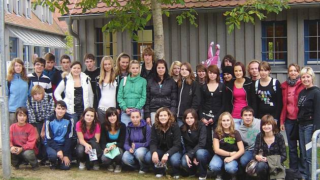 Studenti Masarykovy obchodní akademie Rakovník v Německu