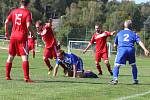 B tým Zavidova (v červeném) si v okresním přeboru jasně poradil s Pustověty 8:2. A to nedal jednu penaltu