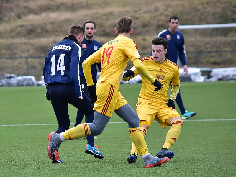 Fotbalisté SK Rakovník v přípravě remizovali s Duklou U19 2:2.