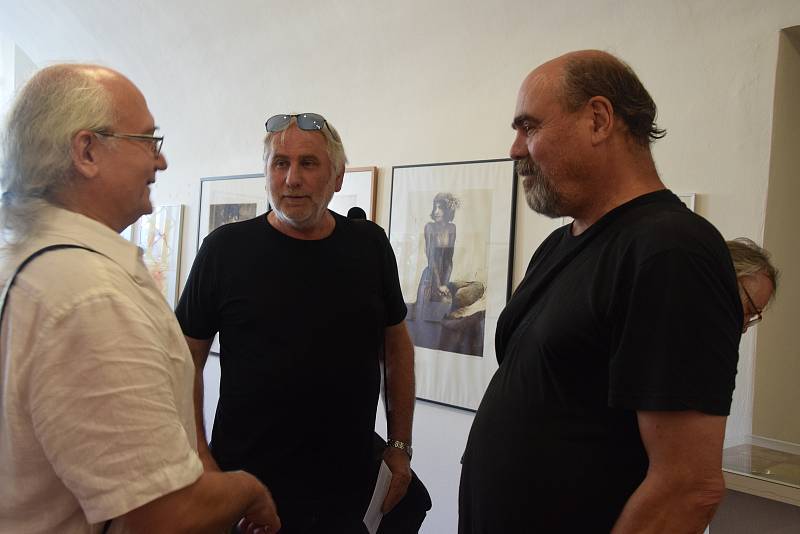 Výstava grafických listů Tomáše Hřivnáče byla ve čtvrtek zahájena ve výstavní síni na rakovnické radnici.
