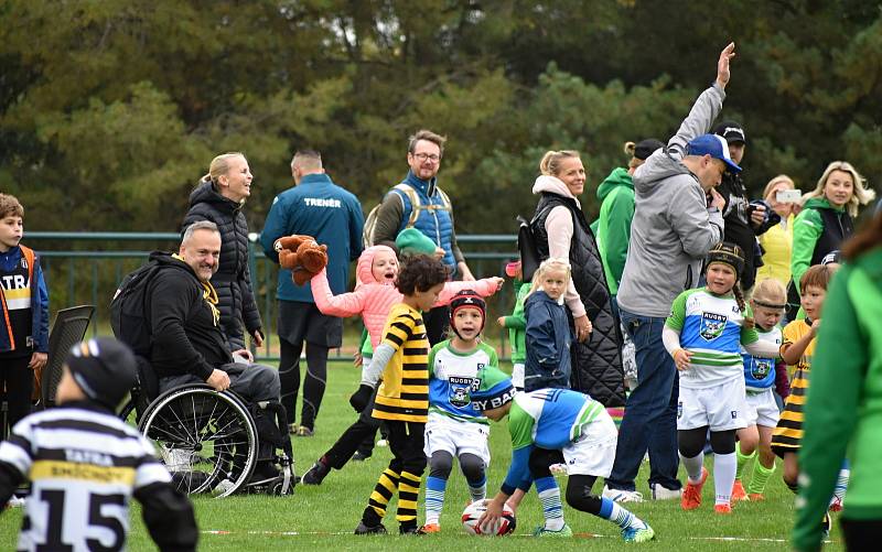 Na hřišti na Zátiší v Rakovníku se uskutečnil Dětský sportovní den, který uspořádali rakovničtí ragbisté.