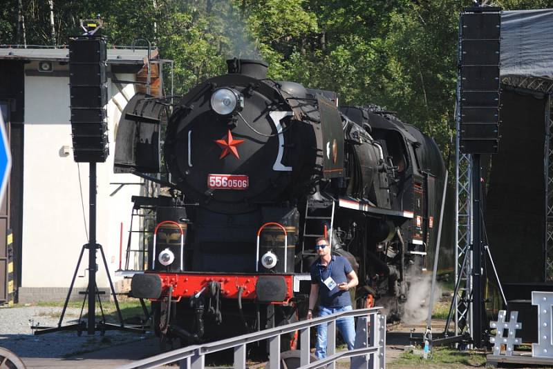 V Lužné u Rakovníka se konal Den železnice.