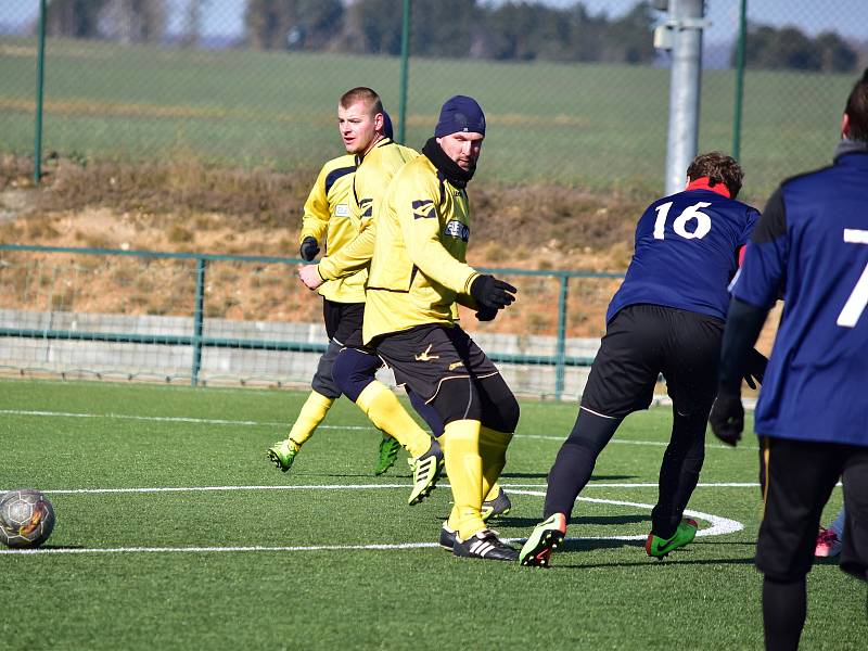 Fotbalisté Lišan vyhráli v přípravném duelu nad Lužnou 2:1.