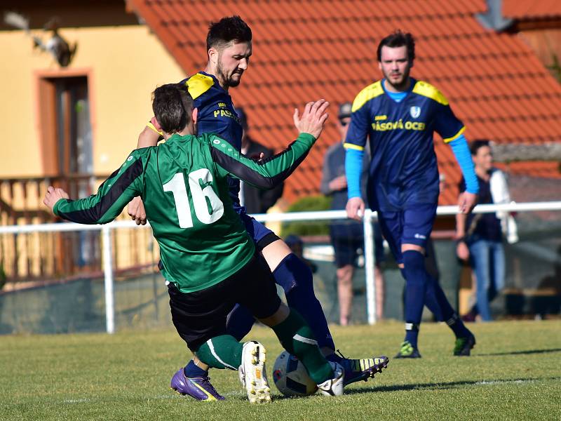 Fotbalisté Olešné si poradili s Rynholcem, který zdolali 1:0.