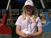 Olivia Prokopová se svojí vzácnou trofejí