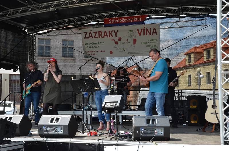 Festival Zázraky vína v Novém Strašecí 20. května 2023.