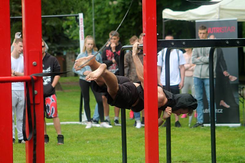 Pátý ročník Street workout Battle v Čermákových sadech.