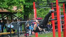 Pátý ročník Street workout Battle v Čermákových sadech.