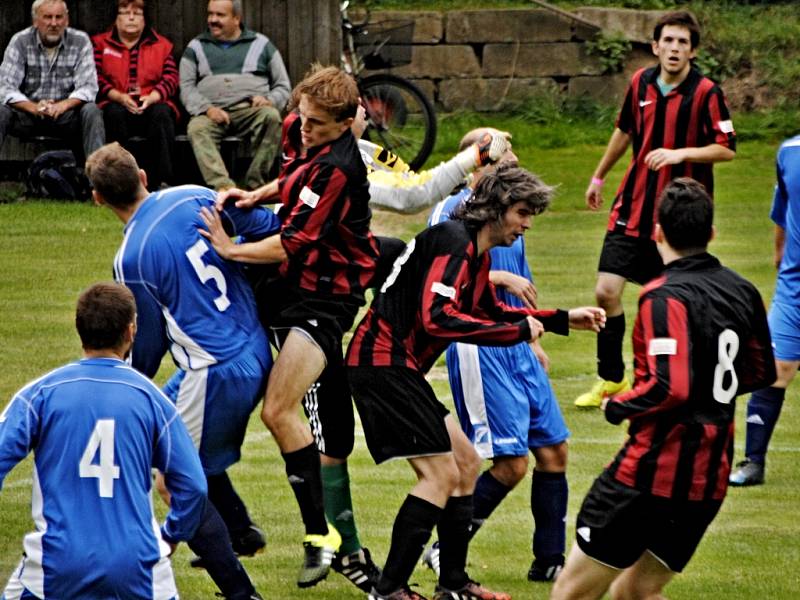 Sokol Pustověty - Baník Lubná 2:1 (2:1) - III. třída - podzim 2015