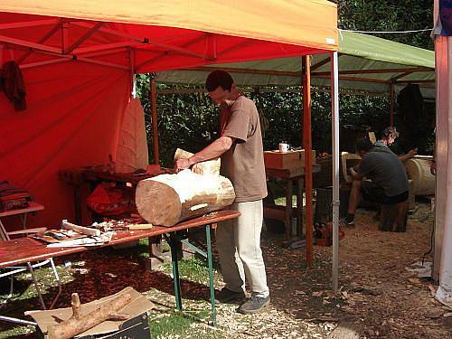 Sedmý ročník Řezbářského symposia v Přílepích