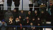 Krasobruslařská exhibice na rakovnickém zimním stadionu.