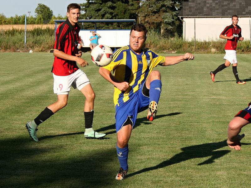 Fotbalisté Mšece prohráli v prvním přípravném duelu se Lhotou 0:2. Foto: Alžběta Brabcová