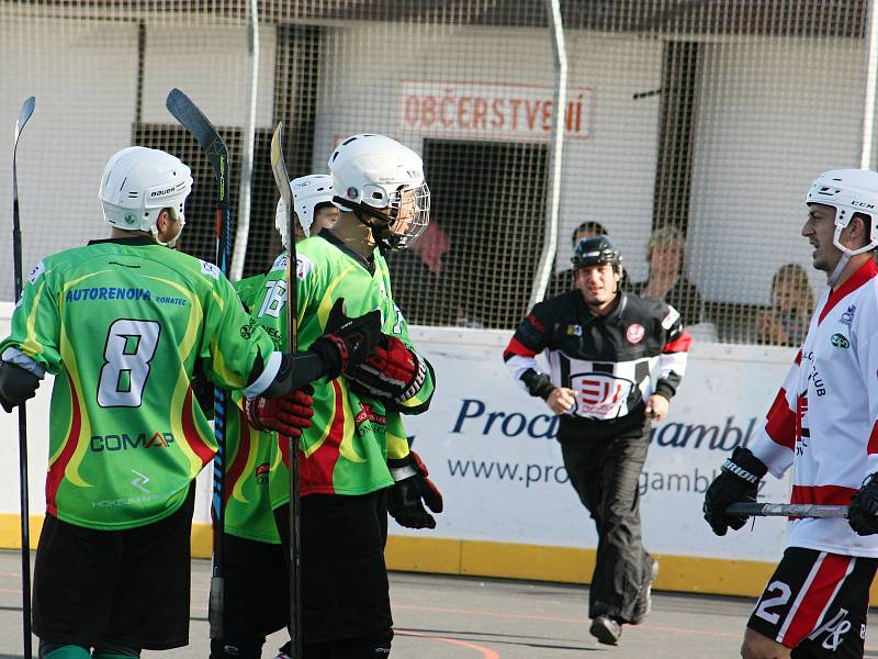 Rakovničtí hokejbalisté v dalším kole extraligy prohráli se Sudoměřicemi 2:5.