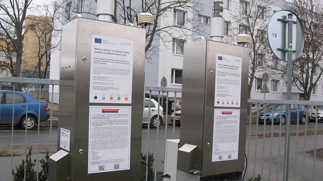 Mobilní zařízení na měření kvality ovzduší ve Středočeském kraji