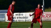 Fotbalisté Nového Strašecí zdolali Rejšice 3:0.