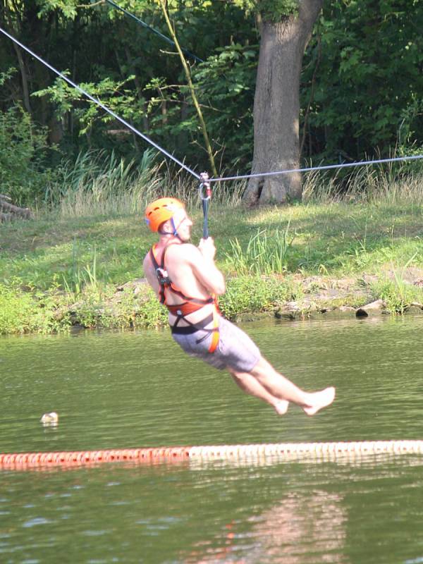 Účastníci akce Tyršák Faktor si vyzkoušeli různé adrenalinové disciplíny