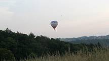 Balón nad Křivoklátskem